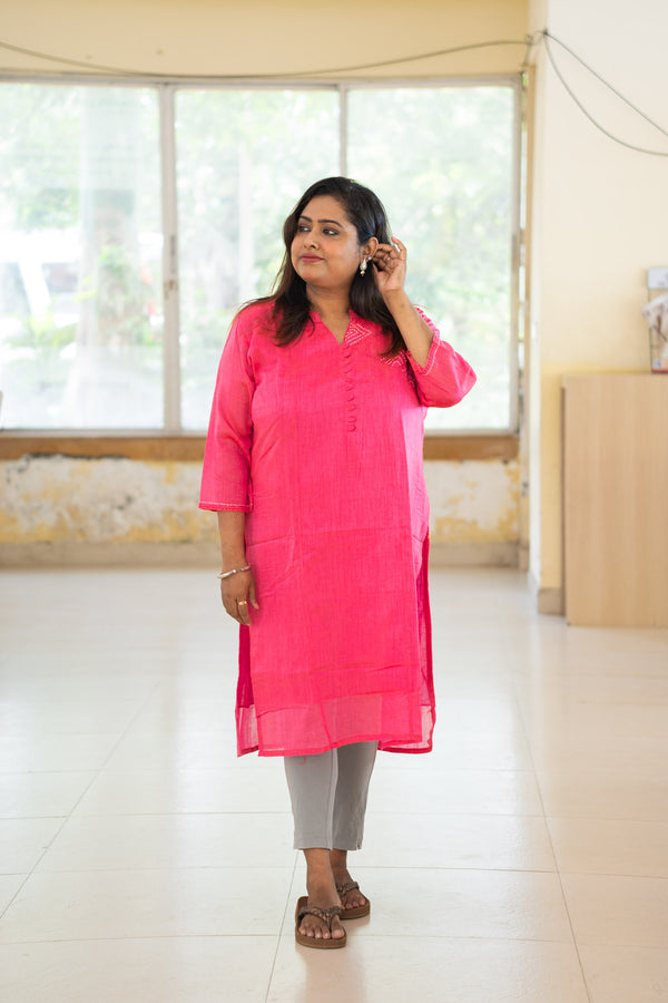Roopkatha Handwoven Cotton Kurta