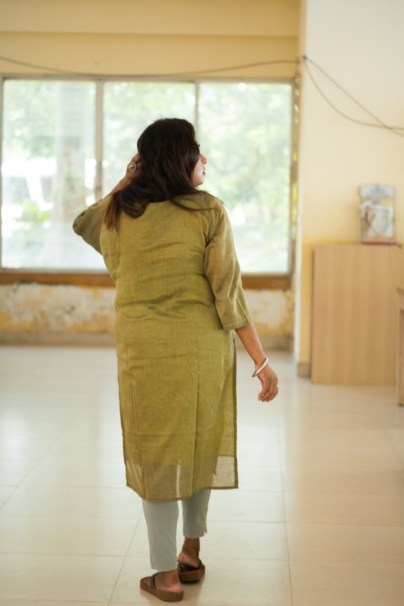 Haritima Handwoven Cotton Kurta
