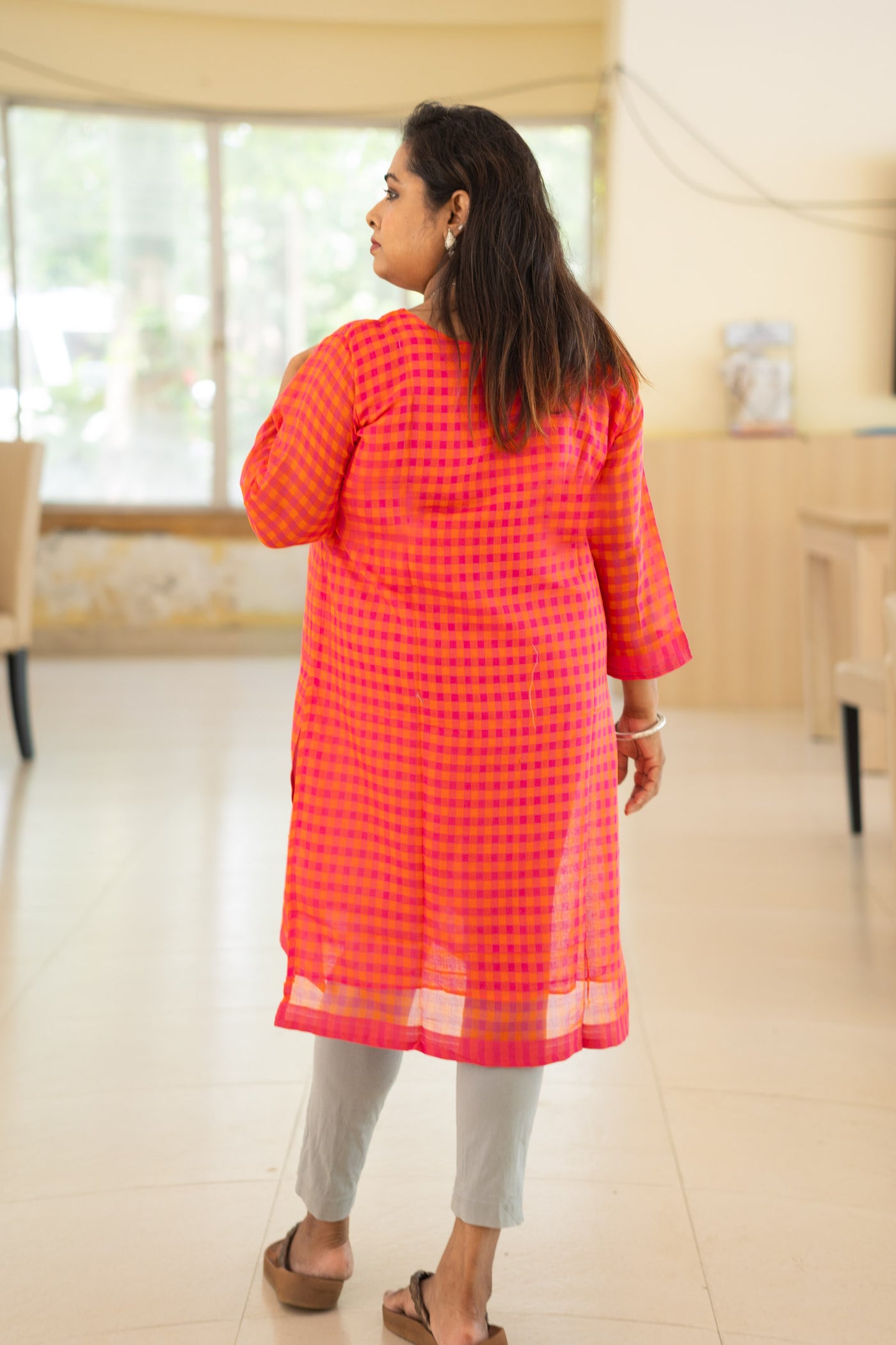 Anuradha Handwoven Cotton Kurta