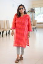 Anuradha Handwoven Cotton Kurta