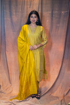 Holud Zardosi Chanderi Kurta Set