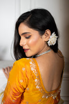 Golden Elegance Regal Zardosi Blouse - Uttariya