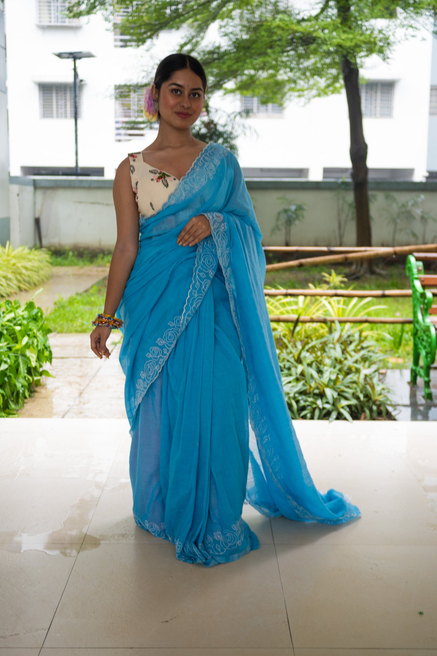 Akashi Rose Saree