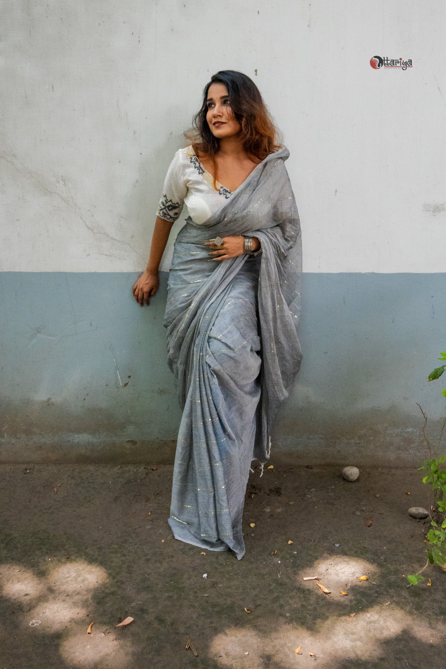 Gray Charisma Saree