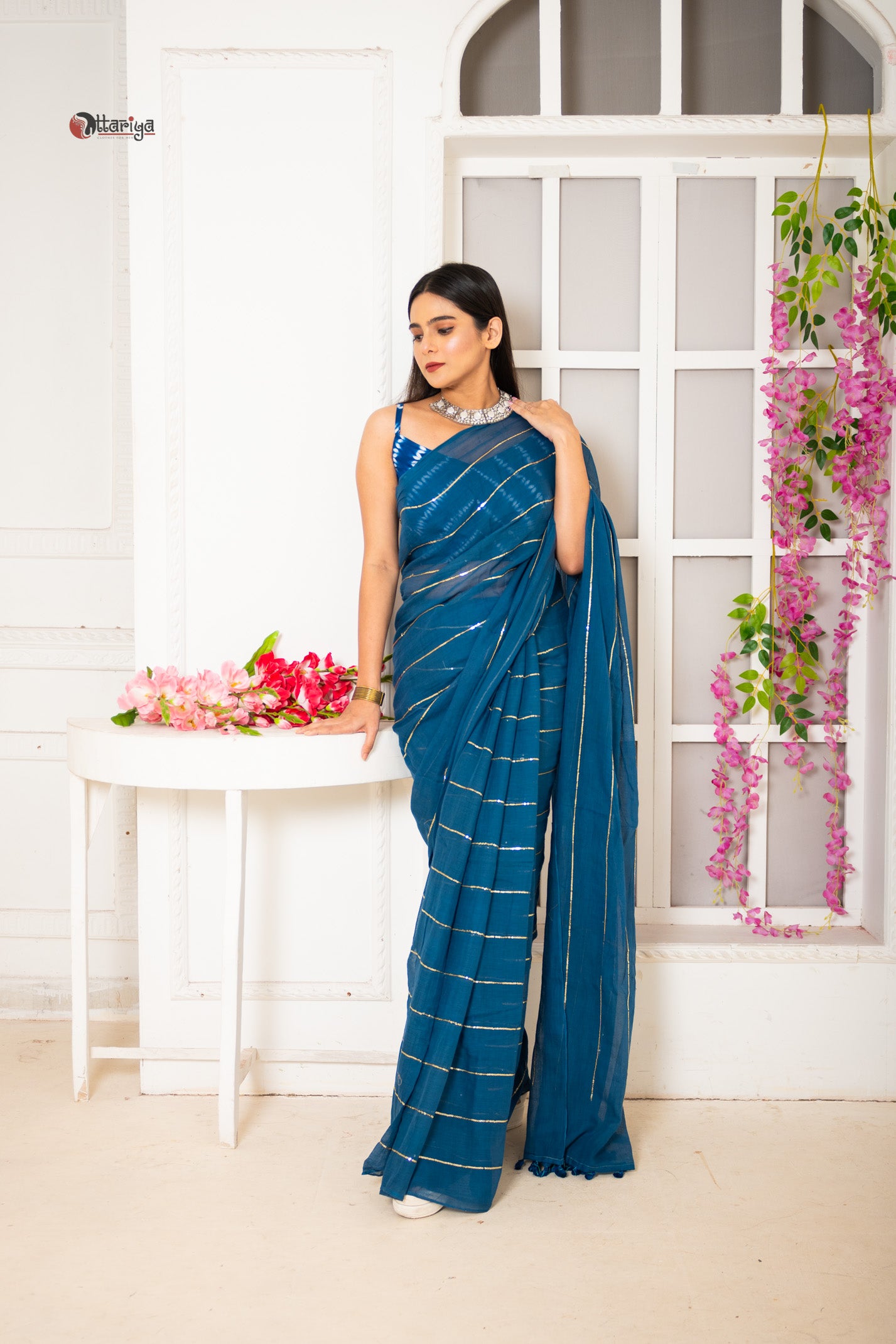 Ink Gulal Saree