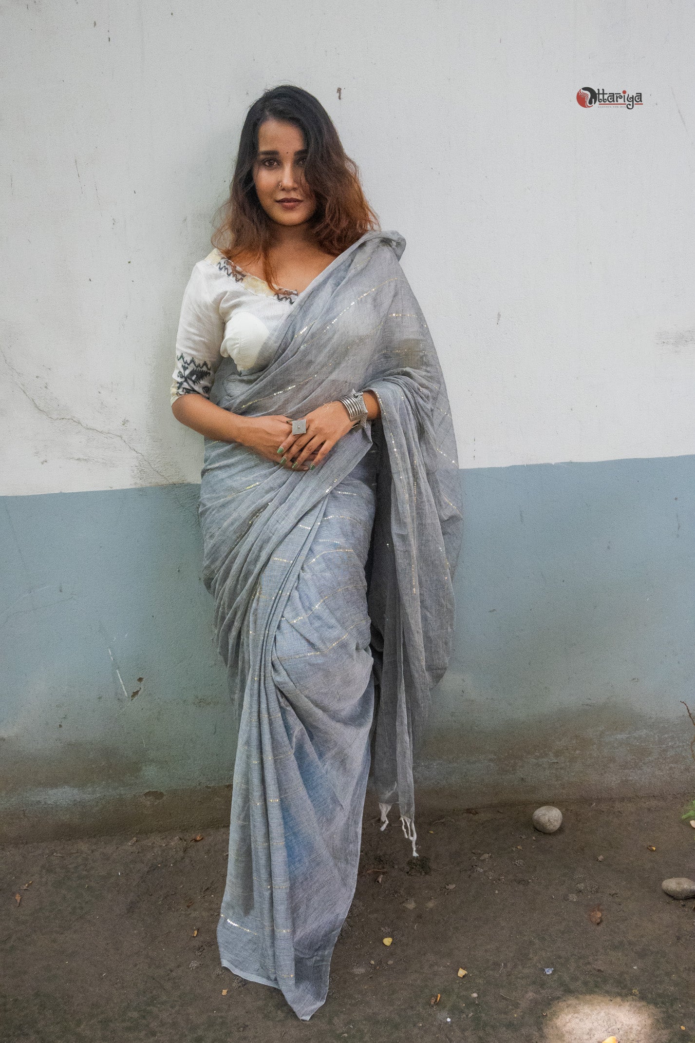 Gray Charisma Saree