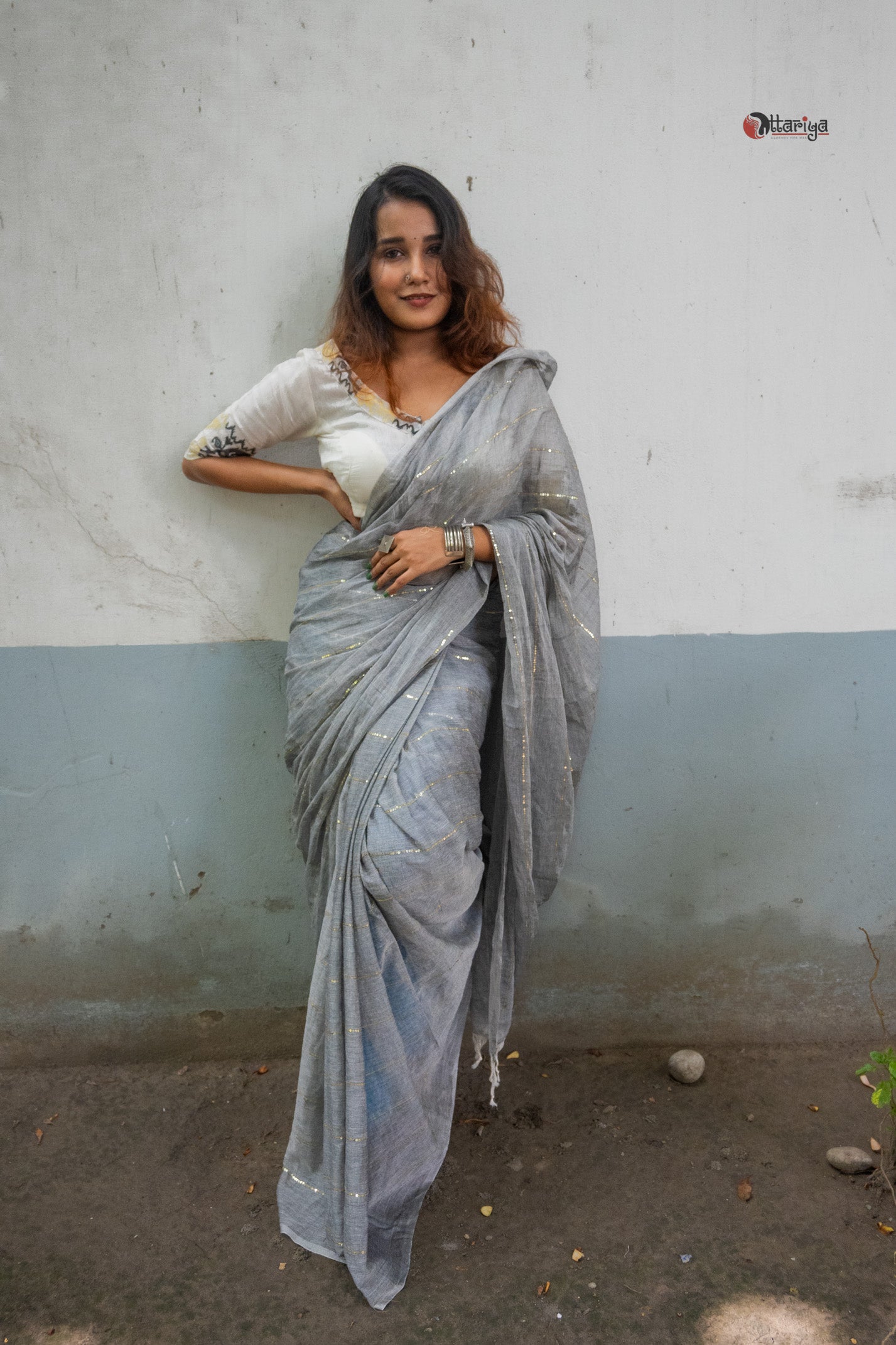 Gray Charisma Saree