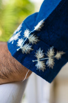 Indigo Khadi Long kurta - Uttariya