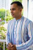 Pure handloom cotton organic kurta - Uttariya