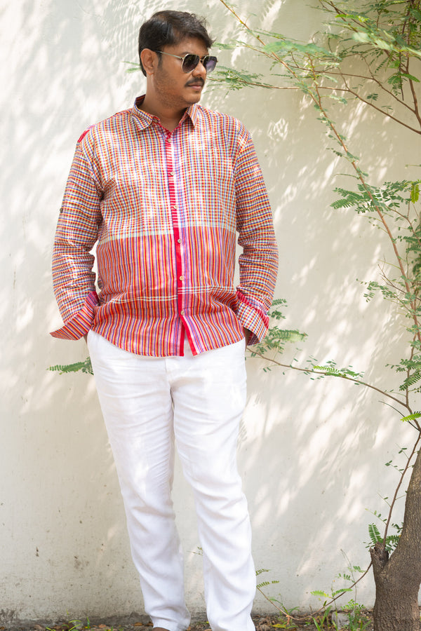 Gamcha Check Shirt — Rangmanch