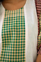 Shyamoli Gamcha Weave Panelled Midi Dress
