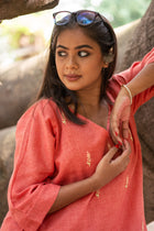 Prabal Hand Embroidered Linen Dress