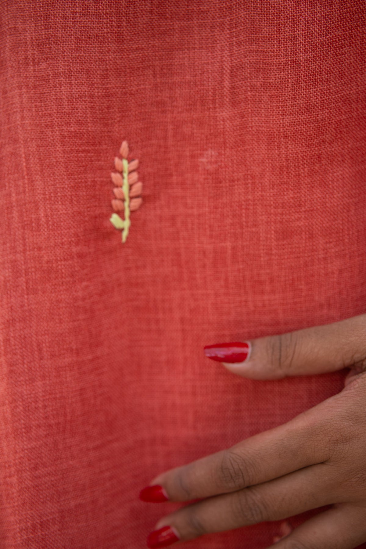 Prabal Hand Embroidered Linen Dress