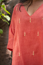 Prabal Hand Embroidered Linen Dress