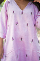 Jamuni Hand Embroidered Linen Dress