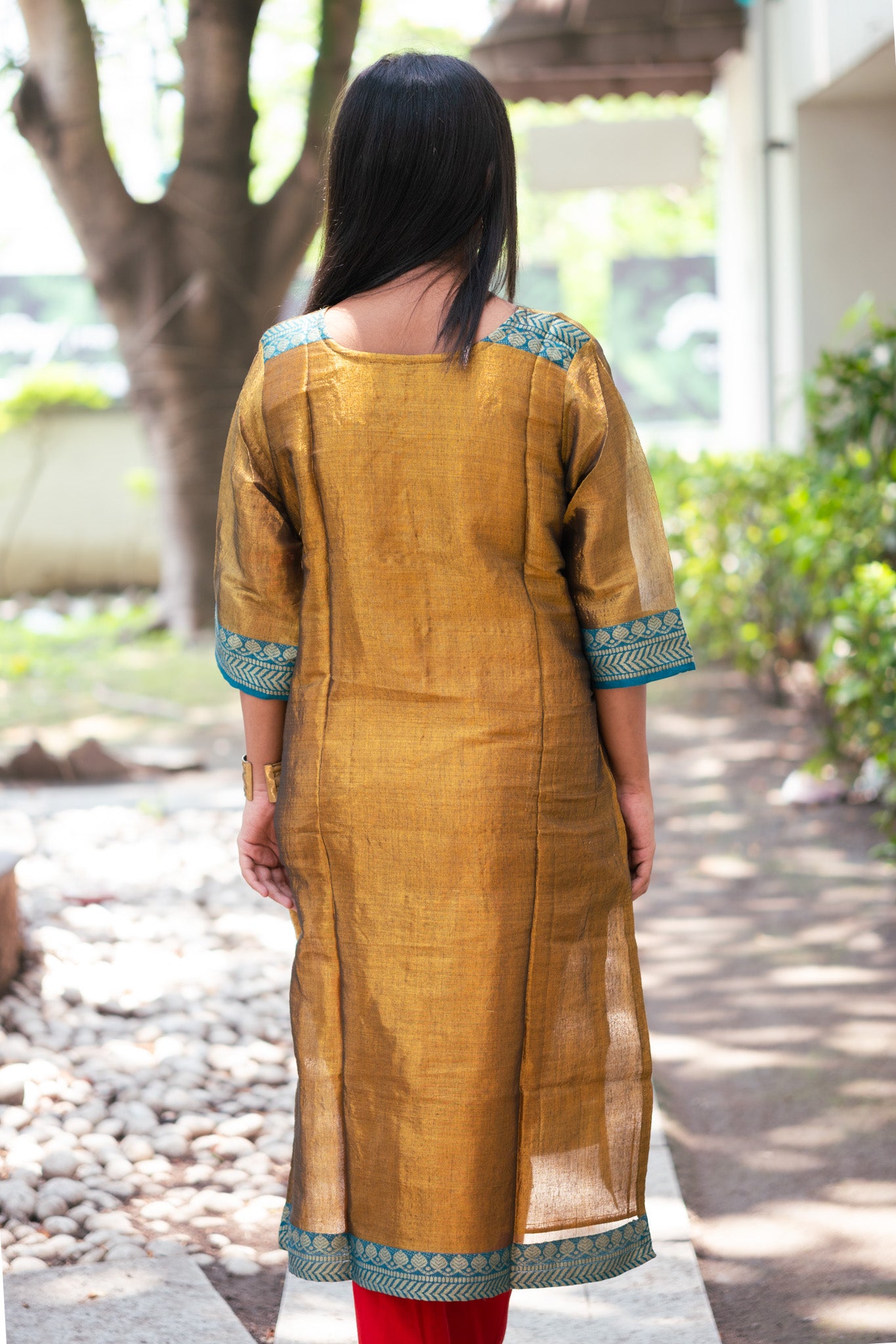 Abha Tissue Silk Kurta