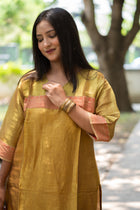 Praval Tissue Silk Kurta - Uttariya