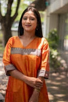 Tejasvi Tissue Silk Kurta - Uttariya