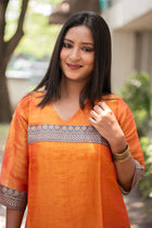 Tejasvi Tissue Silk Kurta - Uttariya