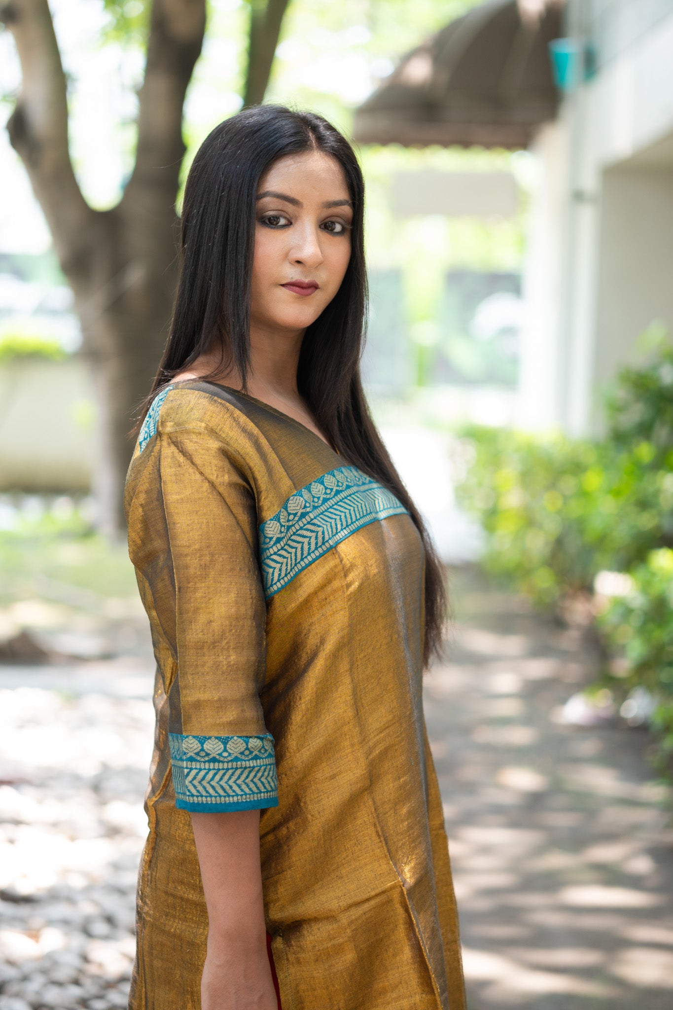 Abha Tissue Silk Kurta