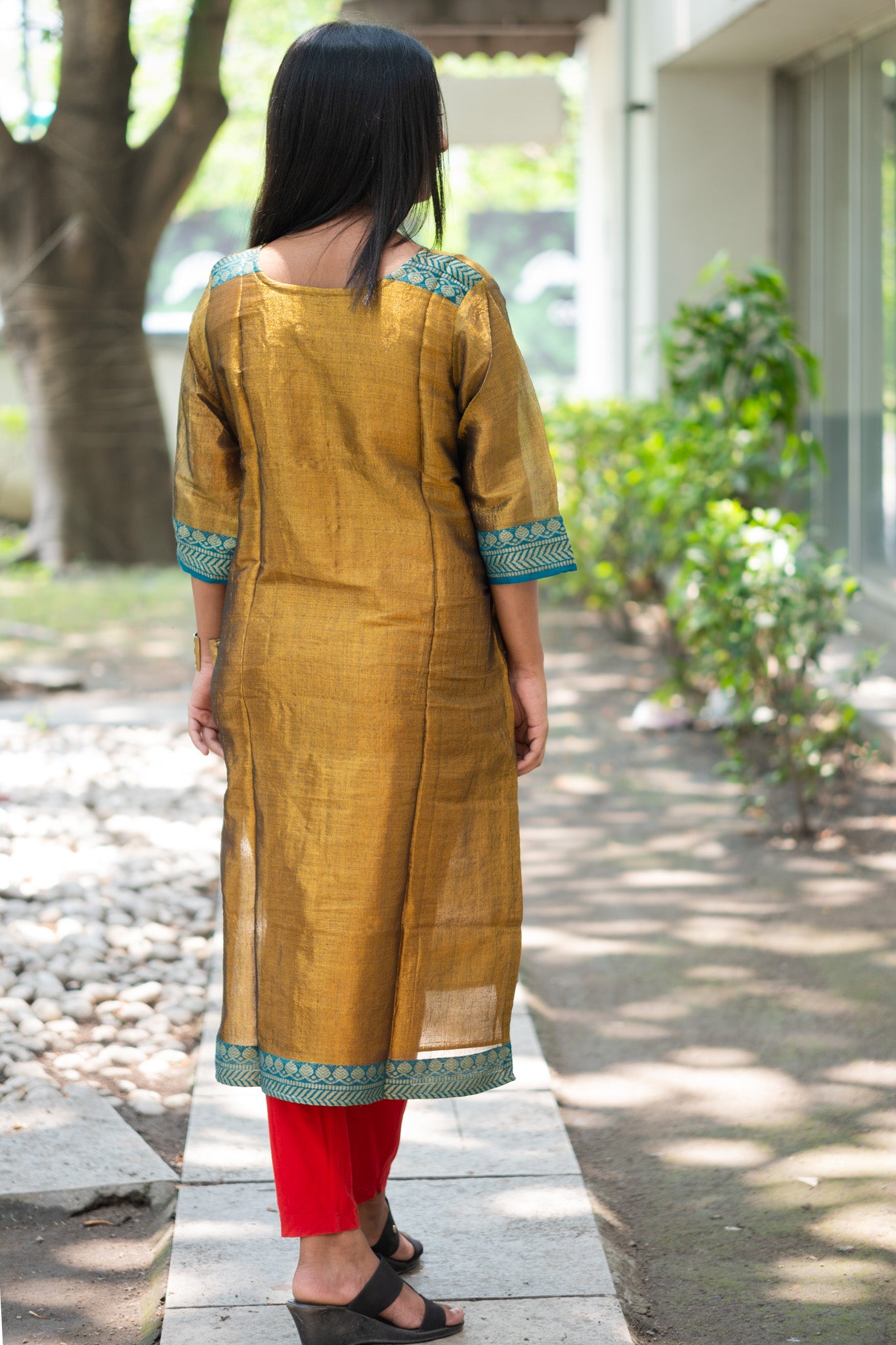 Abha Tissue Silk Kurta