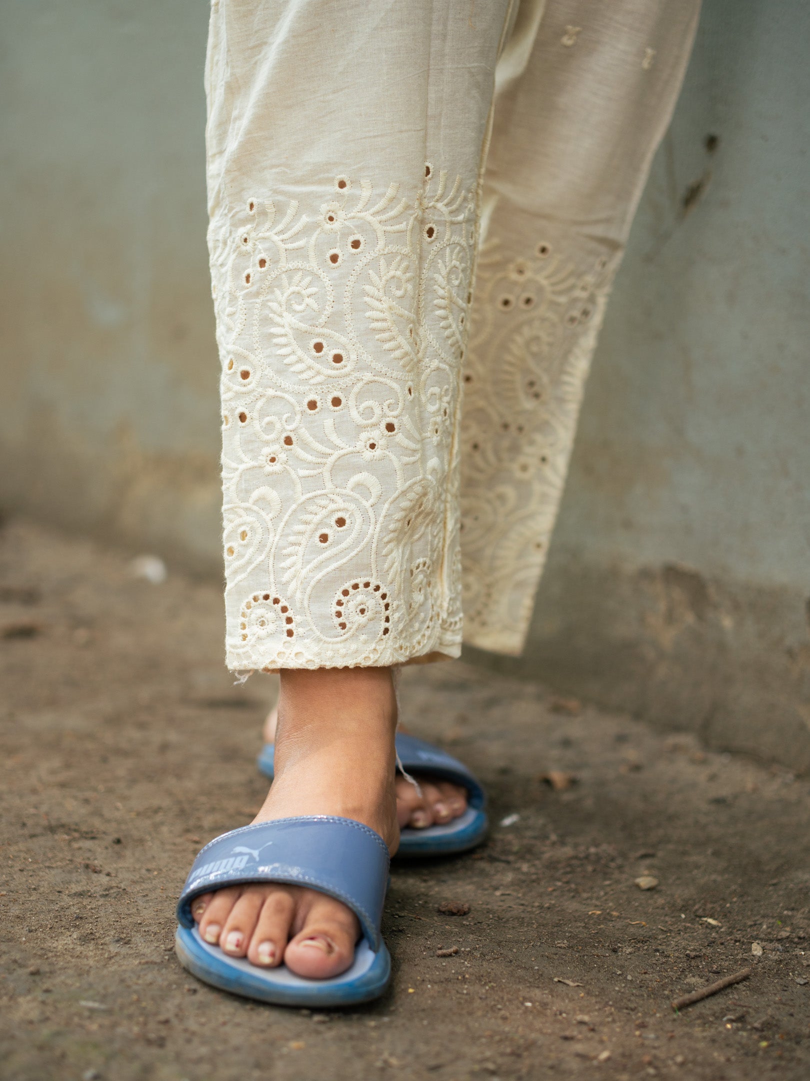 Ikkat Shirt with Khadi Pant