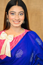 Nil Padma Saree - Uttariya