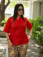 Khadi Kalamkari Co ord set