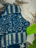 Indigo Handcrafted Batik Sleeveless Cotton Top