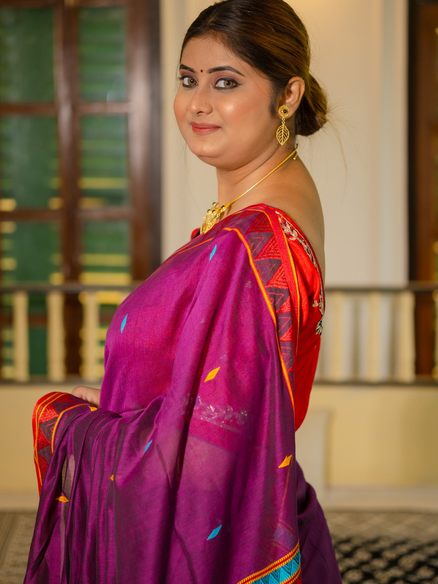 Earthy Elegance Saree - Uttariya