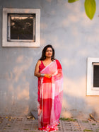 Golapi Linen Saree