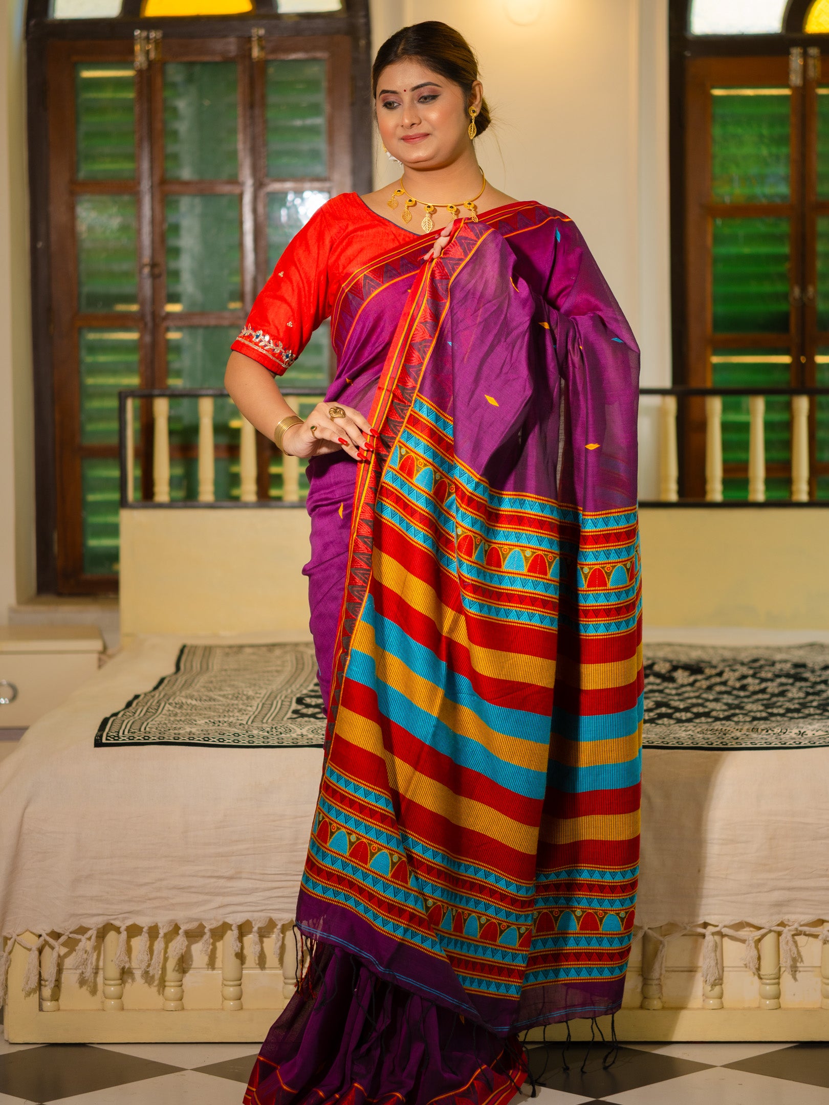 Earthy Elegance Saree