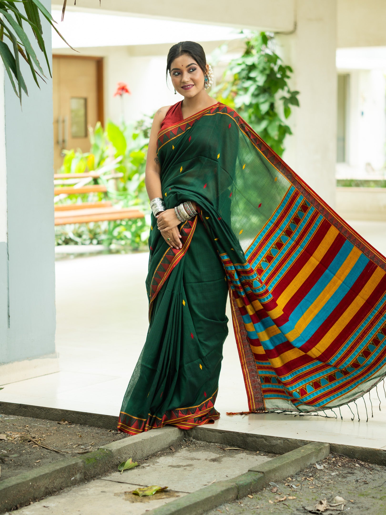Divya Charm Dongria Saree