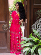 Gulabi — Handwoven Jamdani Saree