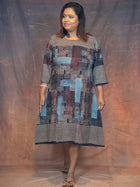 Ajrakh A Line dress