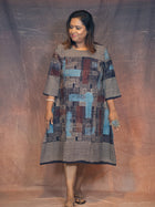 Ajrakh A Line dress