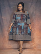 Ajrakh A Line dress