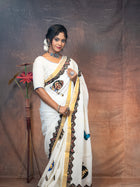 Leafy cotton Saree