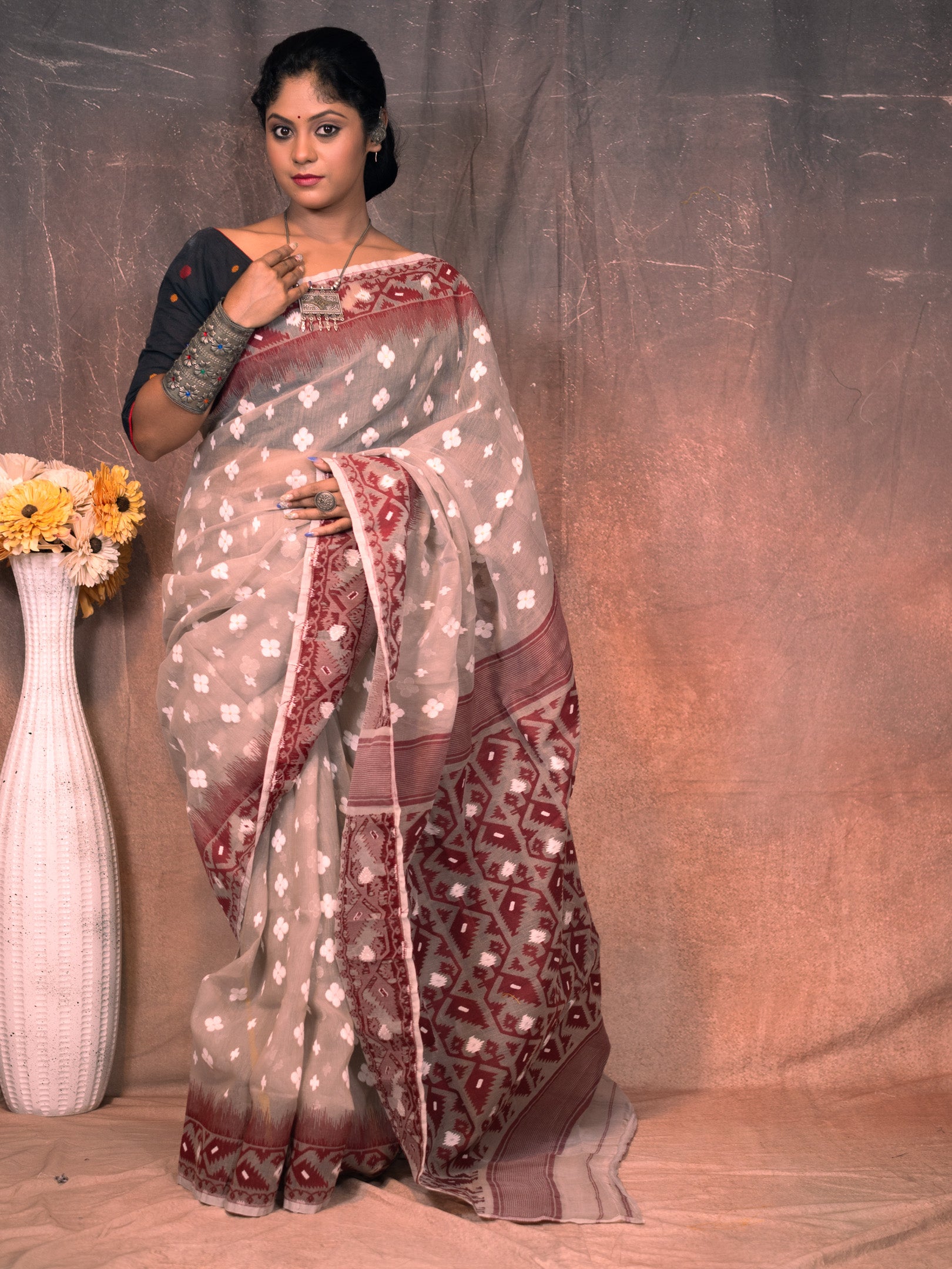 Chocolate Saree