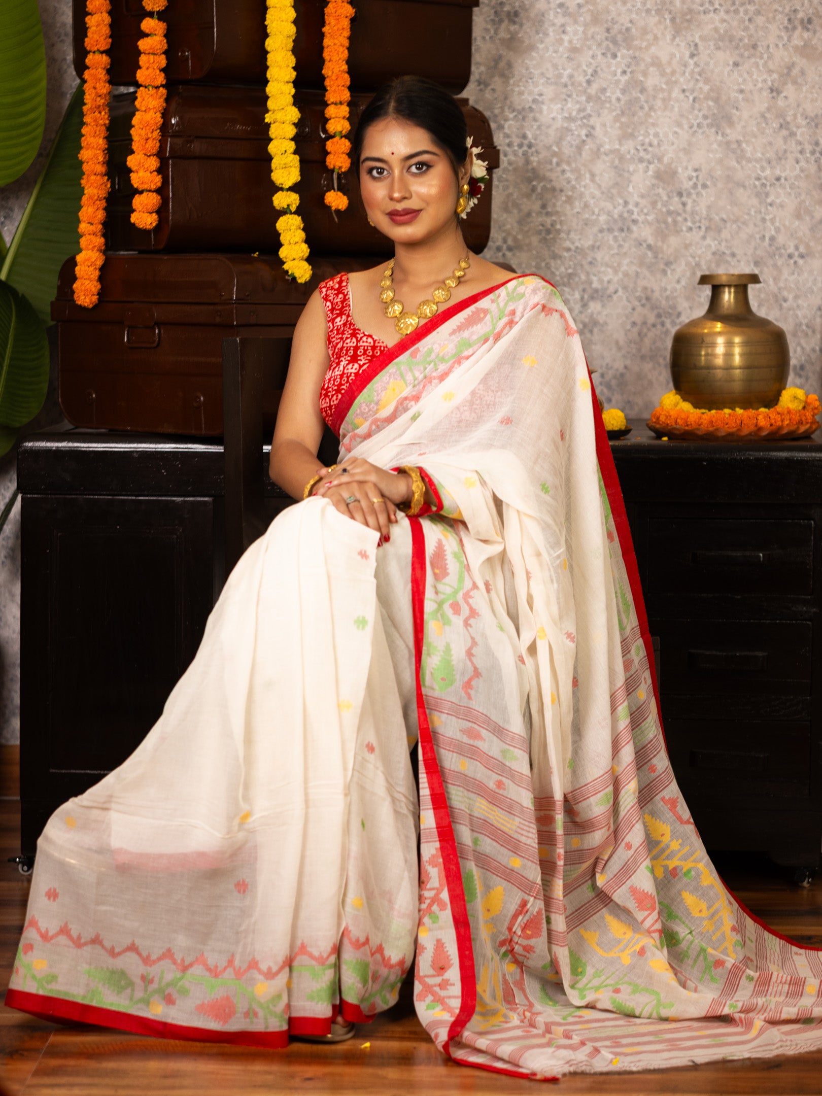 Shubhra Harini  – Bengal Handloom Saree