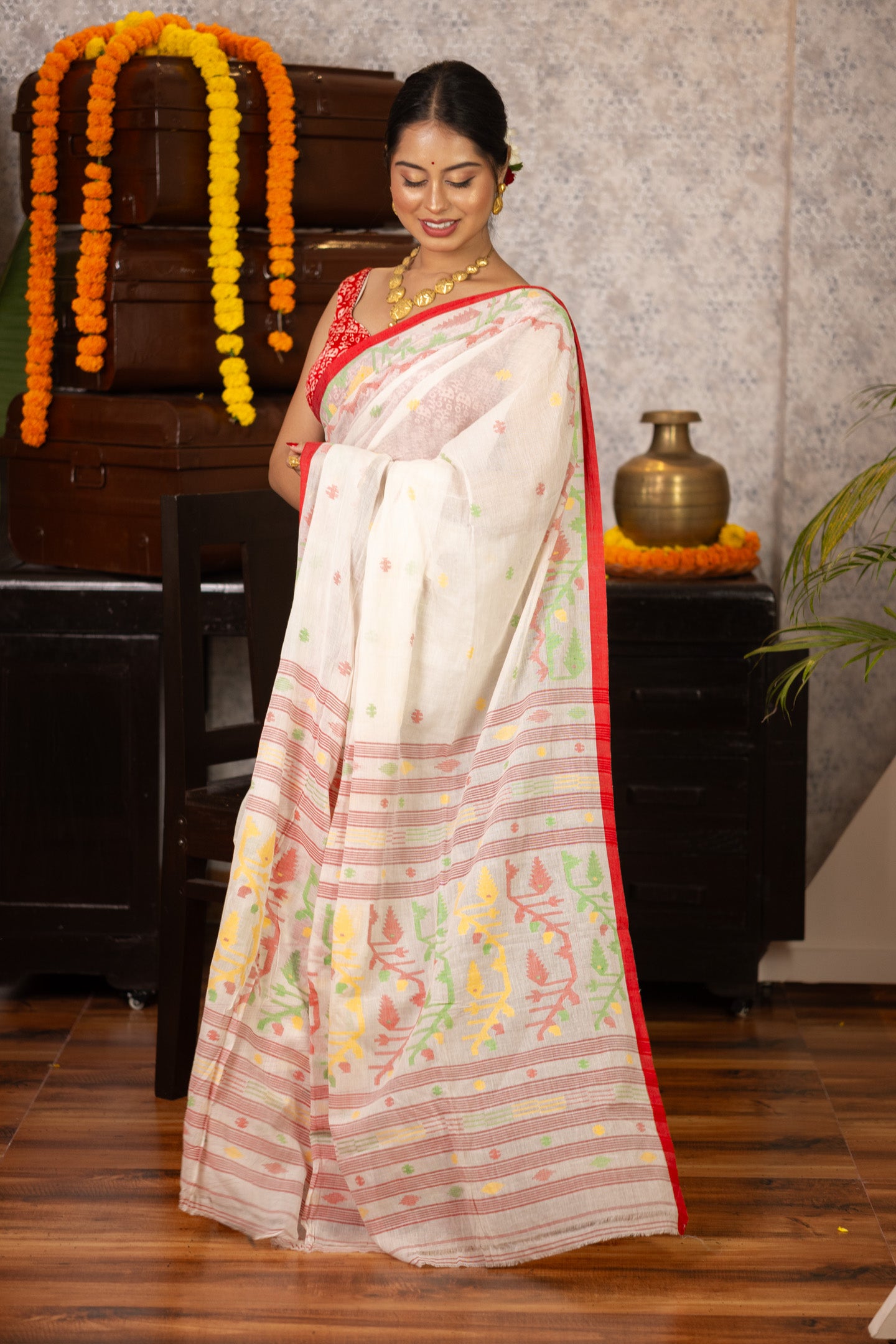 Shubhra Harini  – Bengal Handloom Saree