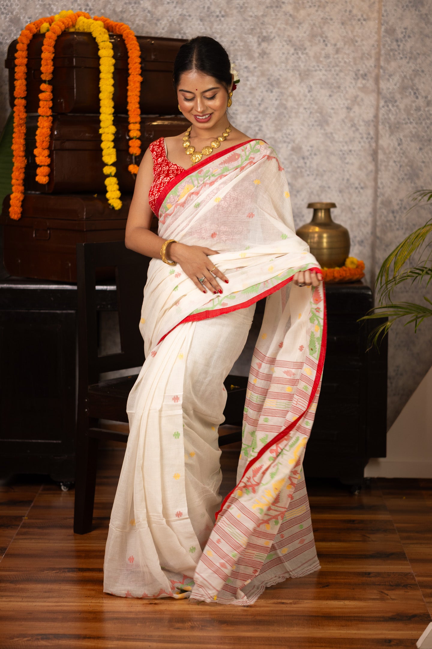 Shubhra Harini  – Bengal Handloom Saree