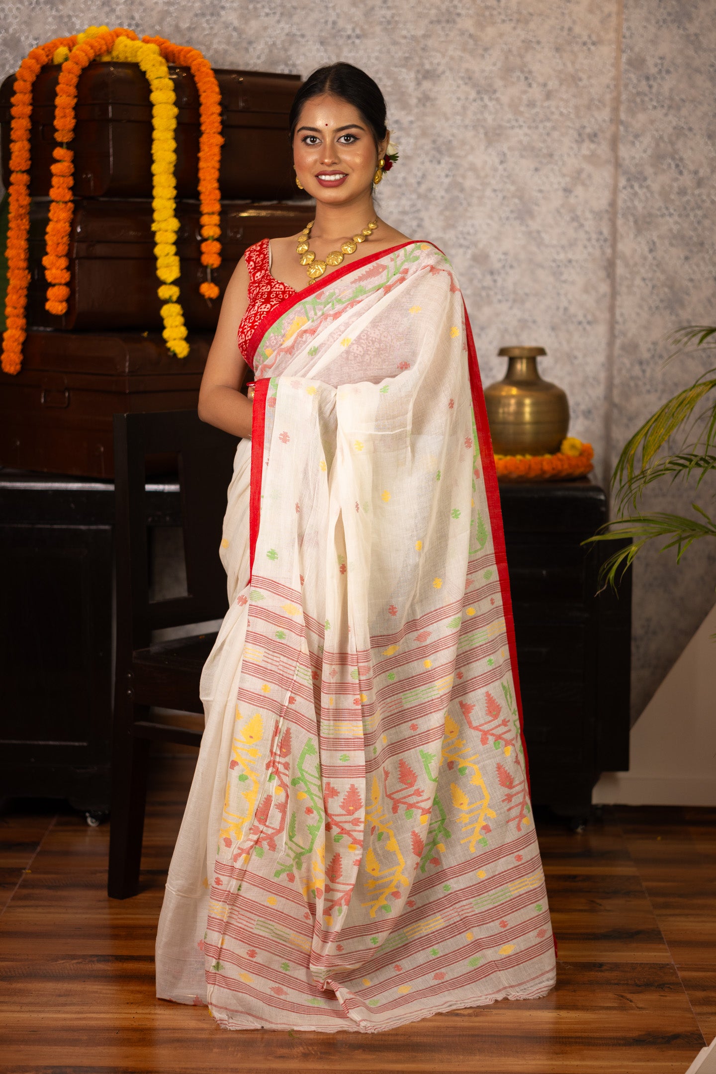 Shubhra Harini  – Bengal Handloom Saree
