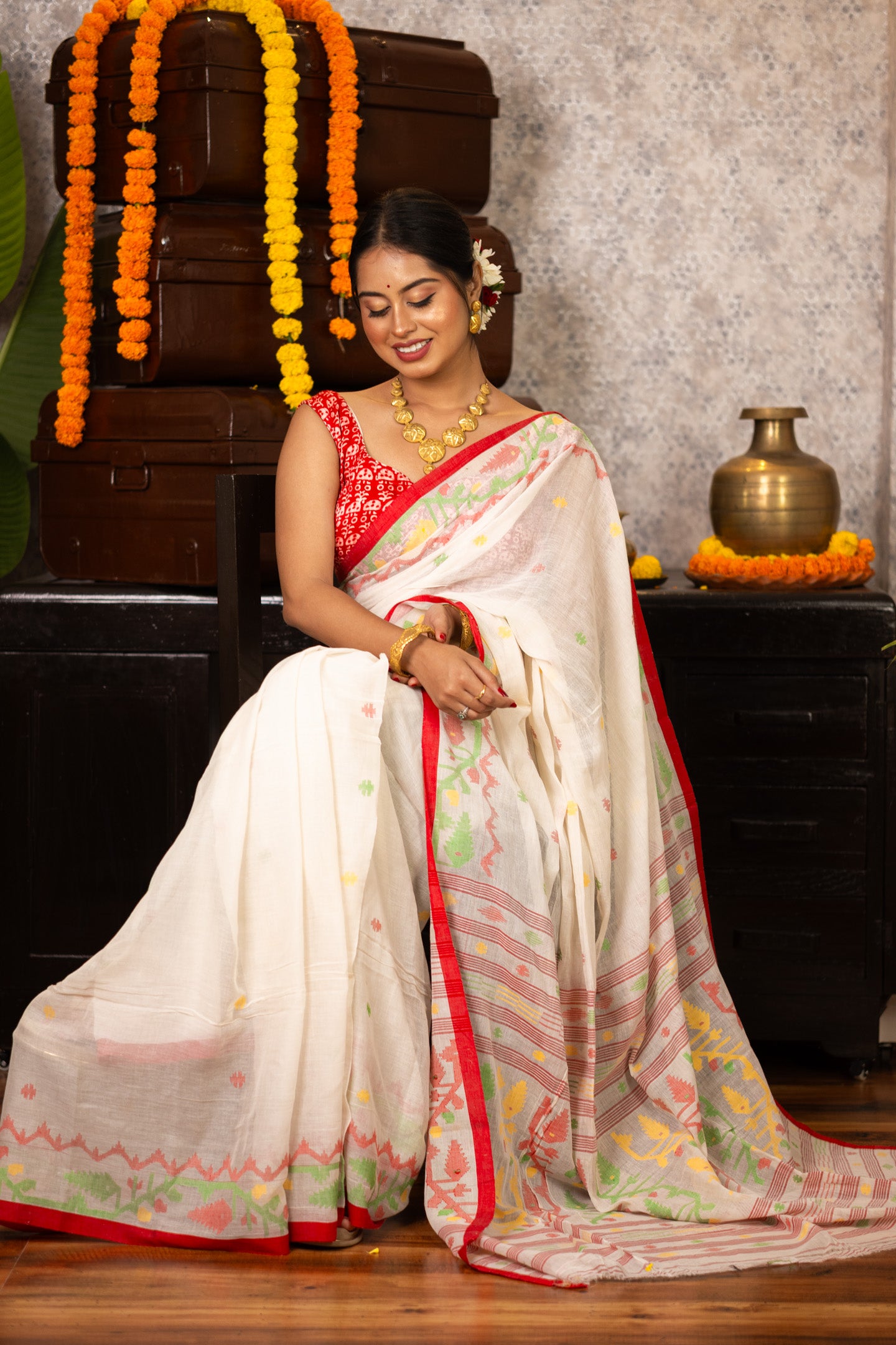 Shubhra Harini  – Bengal Handloom Saree