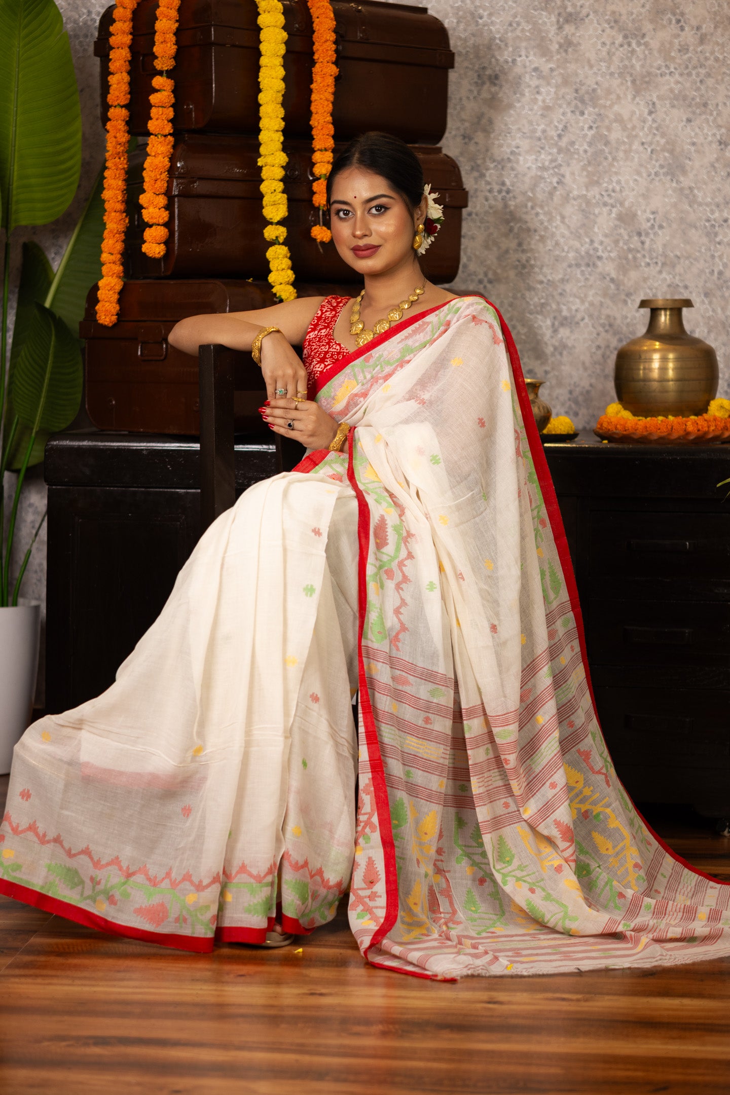 Shubhra Harini  – Bengal Handloom Saree