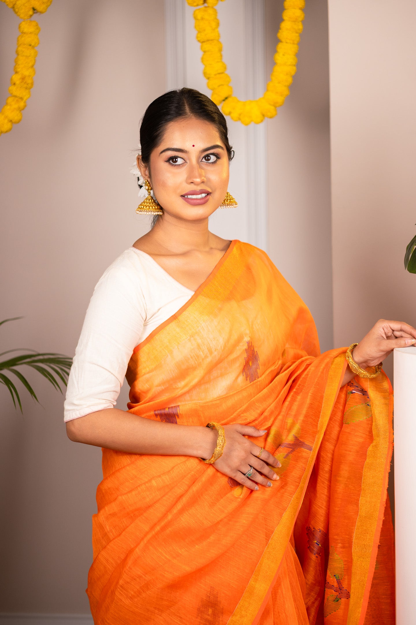 Rangrez Silk Jamdani Saree