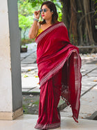 Chocolava love Saree - Uttariya