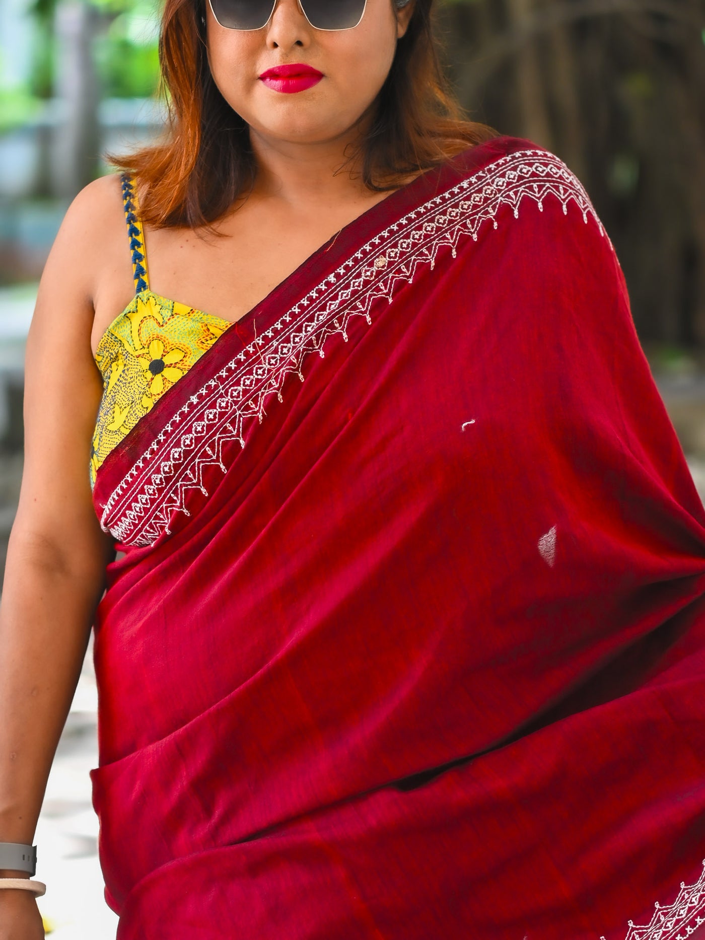 Chocolava love Saree - Uttariya