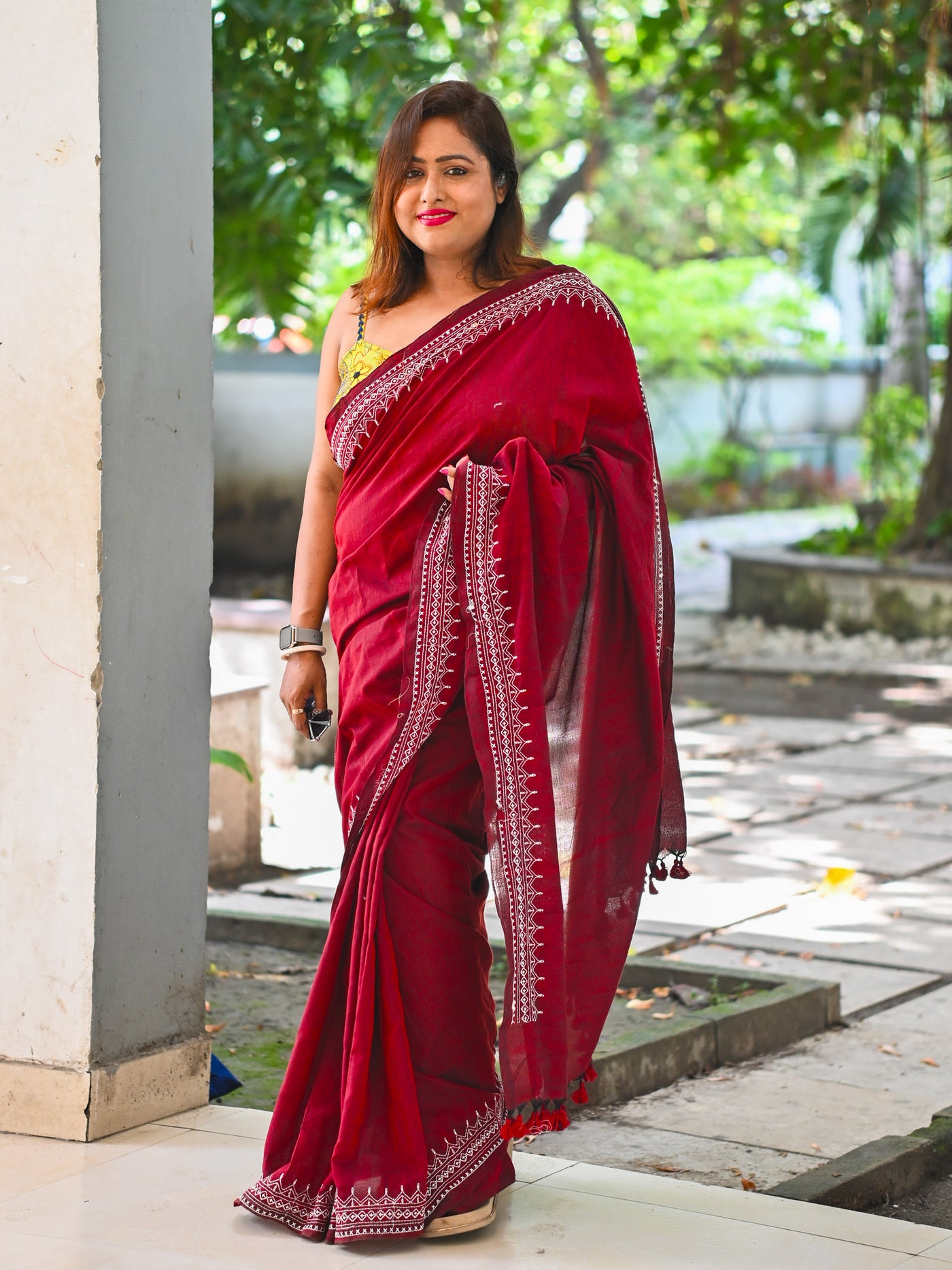 Chocolava love Saree - Uttariya