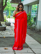 Vermilion love Saree